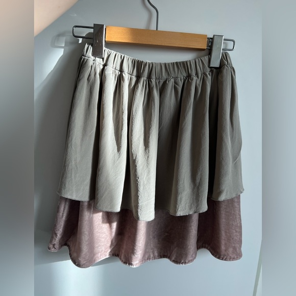 Aritzia silk mini skirt - Picture 1 of 5